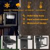 Inowel Outdoor Motion Sensor Wall Light - 650lm GX53 LED Bulb - Modern Wall Sconce - Waterproof - Grey