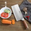 ZhangXiaoQuan Mingjiang series mulberry knife slicing knife sharp and strong, thin blade - Black