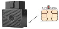 Sim card for GPS-405B for Security Vehicle with Unlimited Tracking & Nationwide Coverage - Default