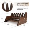 Wood Pistol Rack for Gun Safe Gun Storage for 6 Handguns or Revolvers Gun Safe Accessory Gun Safe Organizer Cabinet Storage Handmade from Ash Wood Gre