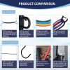 6-piece high speed boxing training rope TPE elastic drawstring resistance band fitness physical therapy exercise - BZH-X003ZQS851