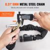 VEVOR Bike Chain Lock 2.79 Ft Combination Bicycle Chain Lock with 2 Keys 8mm - Default