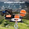 VEVOR Electric Winch ATV UTV 3500 lb Synthetic Rope Waterproof Wired Control - Default
