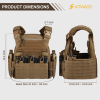 Quick Release Airsoft Weighted Military Breathable Vests - Tan