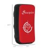 Soozier 16.5 in Muay Thai Kick Shield Punching Pad, Kick Shield for Martial Arts, Karate, Kickboxing, MMA x 1 Unit, Red - Red