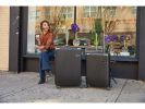 MKF Collection Tulum Large and Extra Large Check-in Spinner with TSA Security Lock by Mia k - Black - Polycarbonate