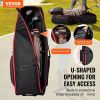 VEVOR Golf Club Travel Bag Golf Luggage Case Cover with Wheels 1800D Oxford - 1800D Oxford Cloth
