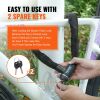 VEVOR Bike Chain Lock 2.79 Ft Combination Bicycle Chain Lock with 2 Keys 8mm - Default