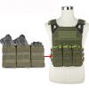 Molle Open Top Double Triple Mag Pouch - Green - Triple