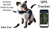 Pocket Collar Pet GPS Tracking Device Dog Cat Wireless Security System Size:M - Default