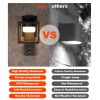 Inowel Outdoor Motion Sensor Wall Light - 650lm GX53 LED Bulb - Modern Wall Sconce - Waterproof - Black