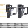 Inowel Outdoor Motion Sensor Wall Light - 650lm GX53 LED Bulb - Modern Wall Sconce - Waterproof - Grey