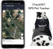 Realtime GPS Pet Tracker for Phone - Wireless Remote Pet Surveillance Size:M - Default