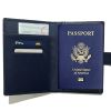 Passport Wallet with RFID Safe Lock - Brown